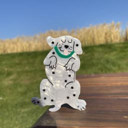 image-PAWSOME PETS NEW YORK Hand-painted Dog Breed Claw Hair Clip #13 | Eco-Friendly