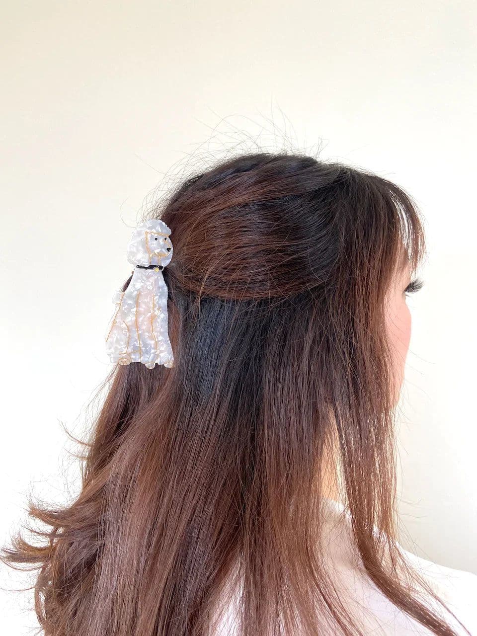 image-PAWSOME PETS NEW YORK Hand-painted Dog Breed Claw Hair Clip #16 | Eco-Friendly