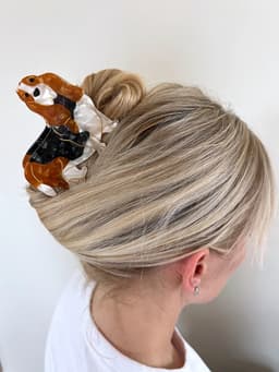 image-PAWSOME PETS NEW YORK Hand-painted Dog Breed Claw Hair Clip #16 | Eco-Friendly