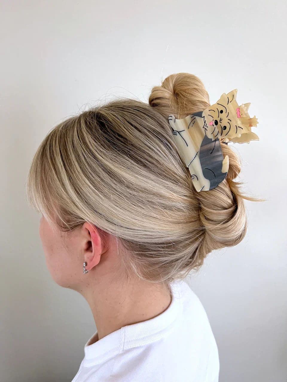 image-PAWSOME PETS NEW YORK Hand-painted Dog Breed Claw Hair Clip #16 | Eco-Friendly