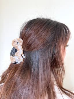 image-PAWSOME PETS NEW YORK Hand-painted Dog Breed Claw Hair Clip #18 | Eco-Friendly