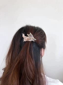 image-PAWSOME PETS NEW YORK Hand-painted Dog Breed Claw Hair Clip #29 | Eco-Friendly