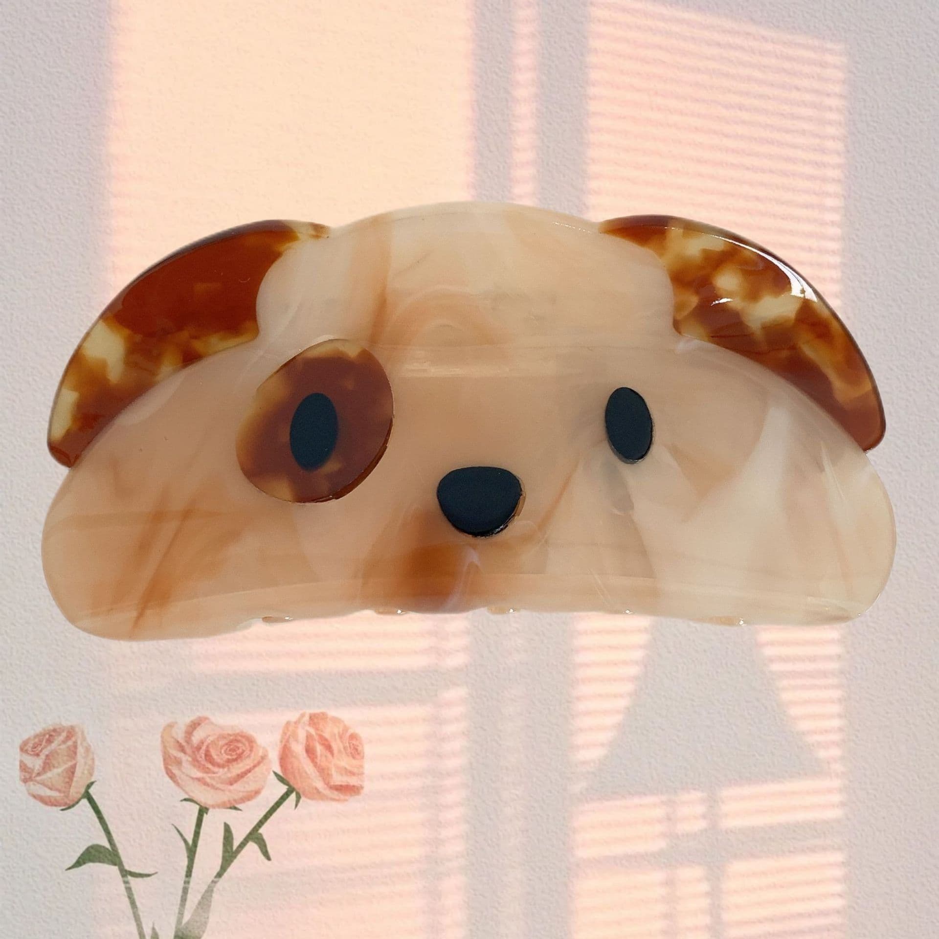 image-PAWSOME PETS NEW YORK Hand-painted Dog Breed Claw Hair Clip #30 | Eco-Friendly