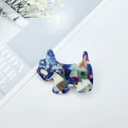 image-PAWSOME PETS NEW YORK Hand-painted Dog Hair Clip all colors | Eco-Friendly