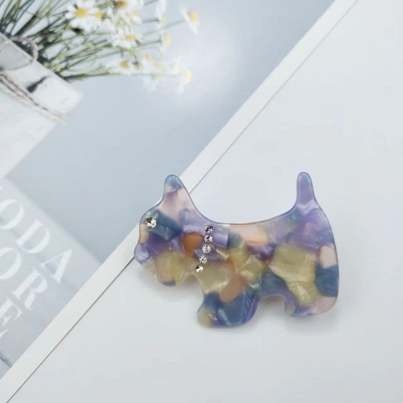 image-PAWSOME PETS NEW YORK Hand-painted Dog Hair Clip all colors | Eco-Friendly