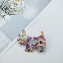 image-PAWSOME PETS NEW YORK Hand-painted Dog Hair Clip all colors | Eco-Friendly