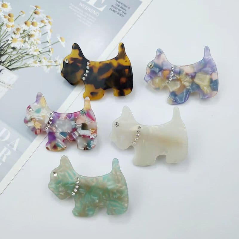image-PAWSOME PETS NEW YORK Hand-painted Dog Hair Clip all colors | Eco-Friendly