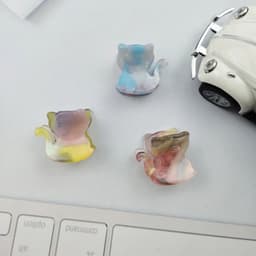 image-PAWSOME PETS NEW YORK Hand-painted Standing Cat Hair Clip all colors | Eco-Friendly