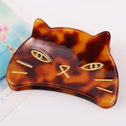 image-PAWSOME PETS NEW YORK Hand-painted Cat Head Claw Hair Clip #6 | Eco-Friendly