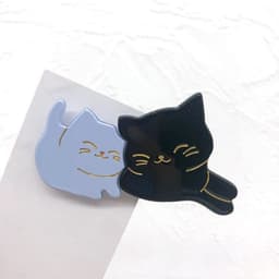image-PAWSOME PETS NEW YORK Hand-painted Friendship Cat Hair Clip all colors | Eco-Friendly
