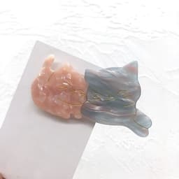 image-PAWSOME PETS NEW YORK Hand-painted Friendship Cat Hair Clip all colors | Eco-Friendly