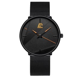 image-DIJANES New Simple Fashion Men's Mesh Belt Watch Men's Business Belt Quartz Performance Wholesale