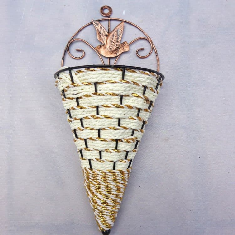 image-Simulation Admiralty willow wall hanging rattan flower vine artificial flower rattan living room wall hanging wall plastic flower artificial flower green plant