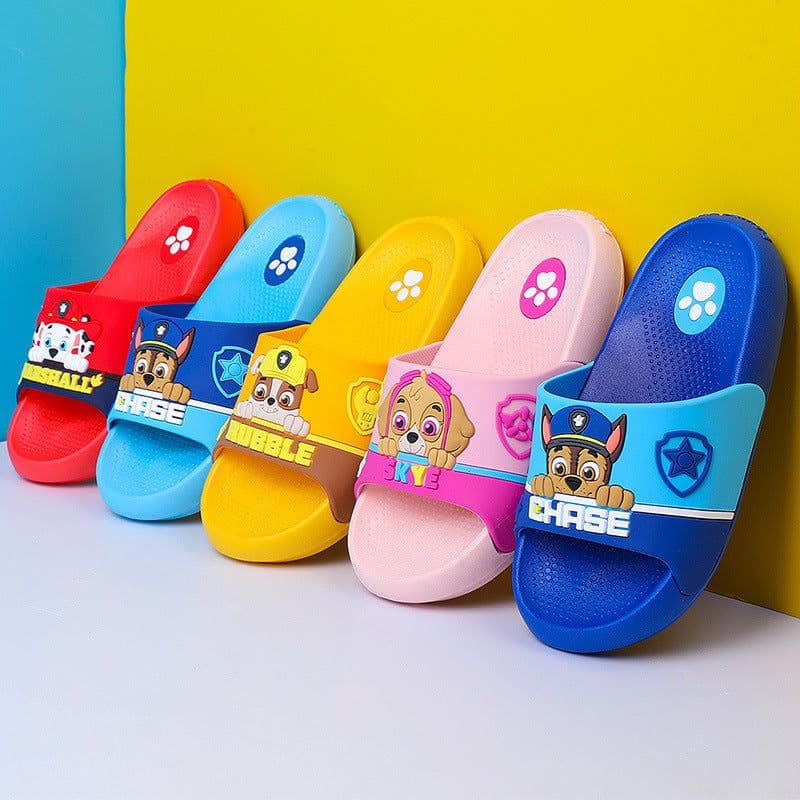 image-Children's slippers summer Wang Wang team boys and children indoor soft bottom household girls princess baby cute sandals and slippers