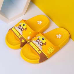 image-Children's slippers summer Wang Wang team boys and children indoor soft bottom household girls princess baby cute sandals and slippers