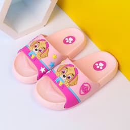 image-Children's slippers summer Wang Wang team boys and children indoor soft bottom household girls princess baby cute sandals and slippers