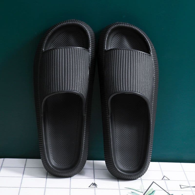 image-Weisheng flip flops male cross-border bathroom couples home drag new feces sense home slippers female summer indoor