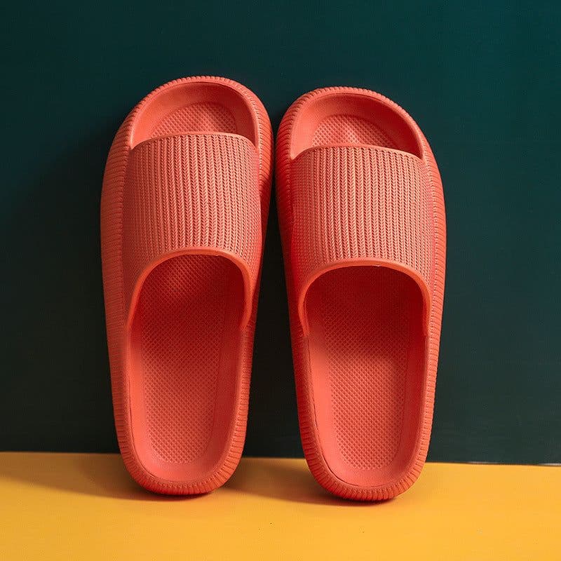 image-Weisheng flip flops male cross-border bathroom couples home drag new feces sense home slippers female summer indoor
