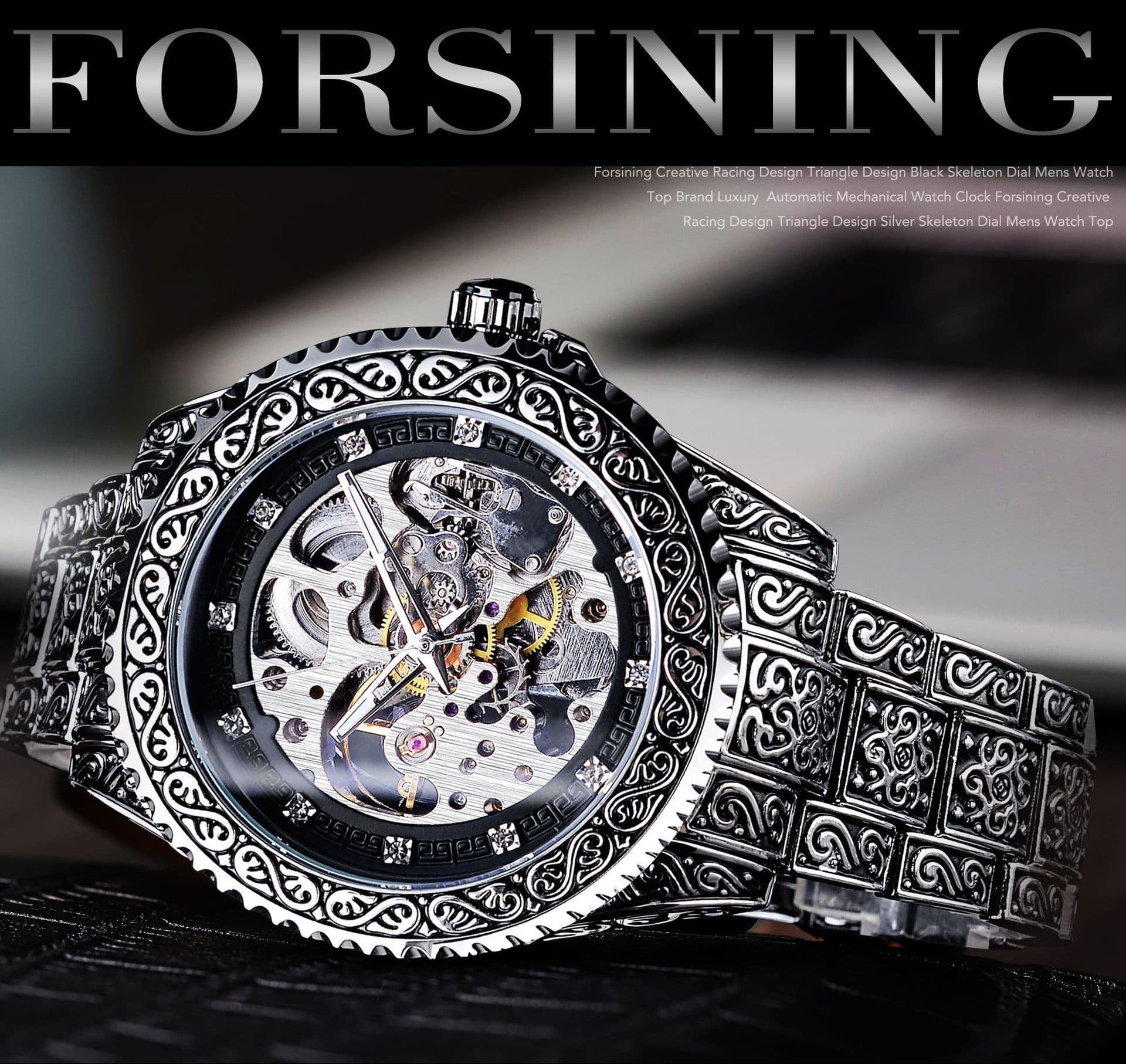 image-Dropshipping Forsining Fully Automatic Men's Watch Men's Mechanical Watch Mechanical Watch
