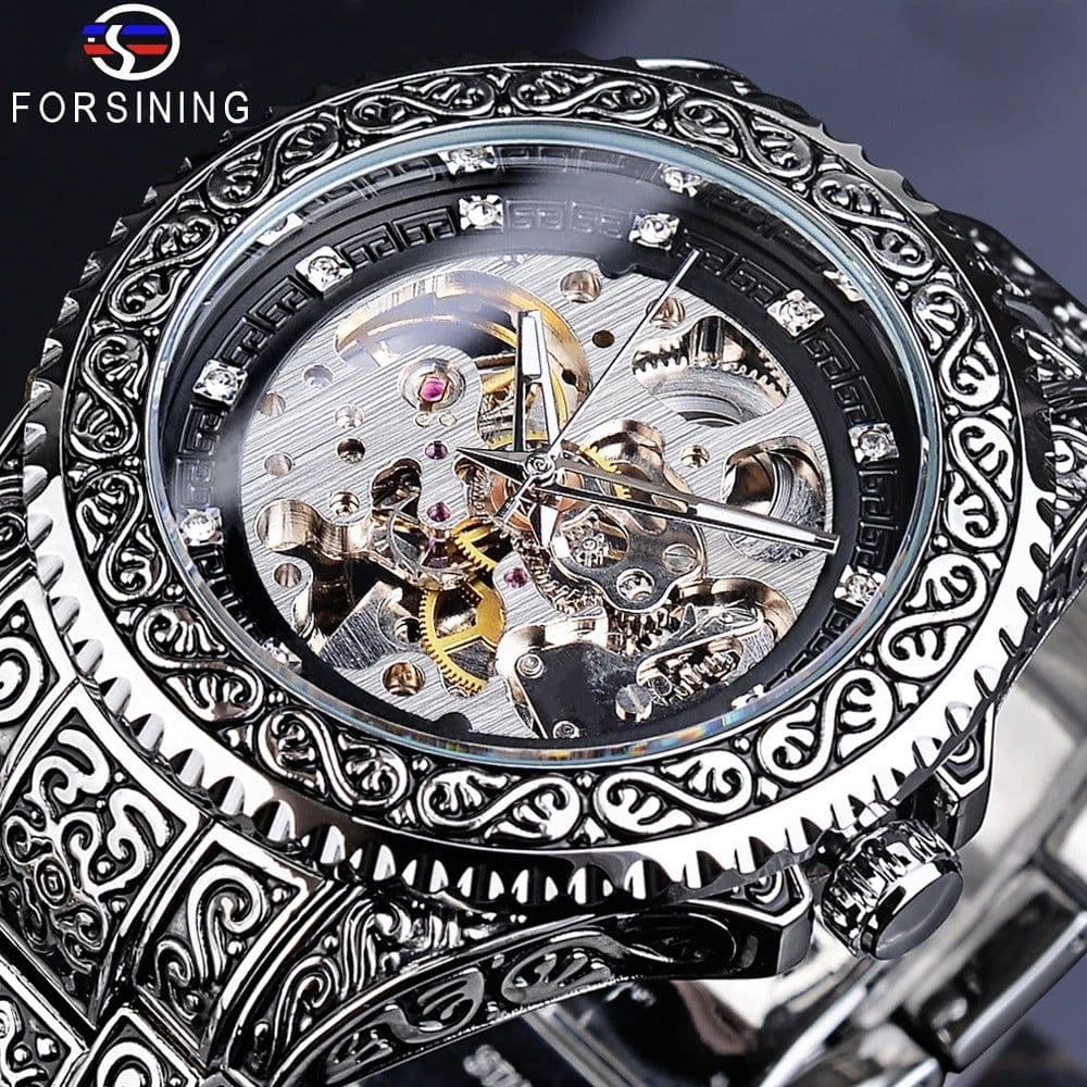 image-Dropshipping Forsining Fully Automatic Men's Watch Men's Mechanical Watch Mechanical Watch