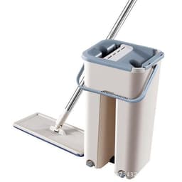 image-The new manufacturer's new scraper flat mop lazy hand-washing mop household wet and dry mop spot