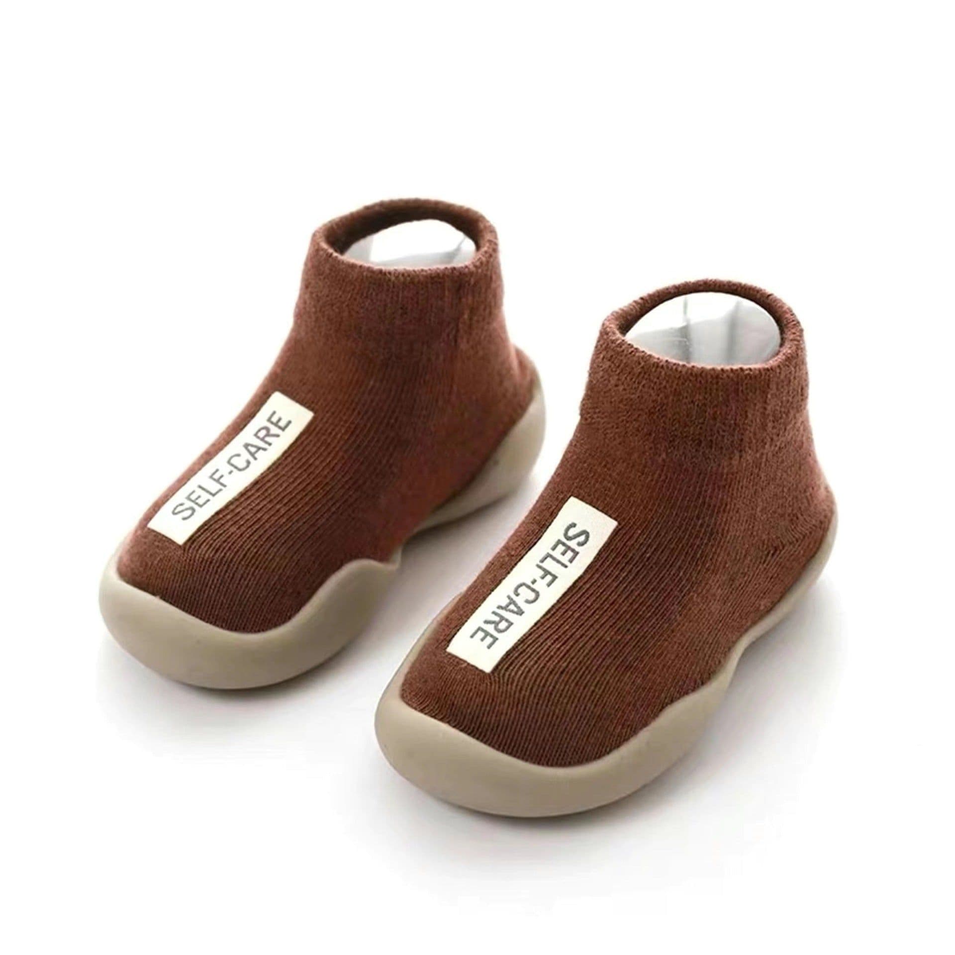 image-Baby toddler shoes, soft bottom, non-slip spring and autumn baby socks, shoes, indoor and outdoor walking