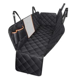 image-Custom gray mesh waterproof pet mat quilted cotton dog car mat car safety rope rear seat pet mat wholesale