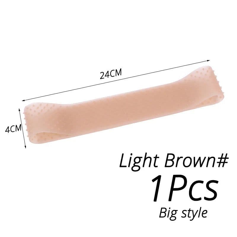 image-Silicon Wig Band Elastic Wig Grip Brown Transparent Black Headband For Fix Wigs Beige Hair Band Without Gel Or Glue Non Slip