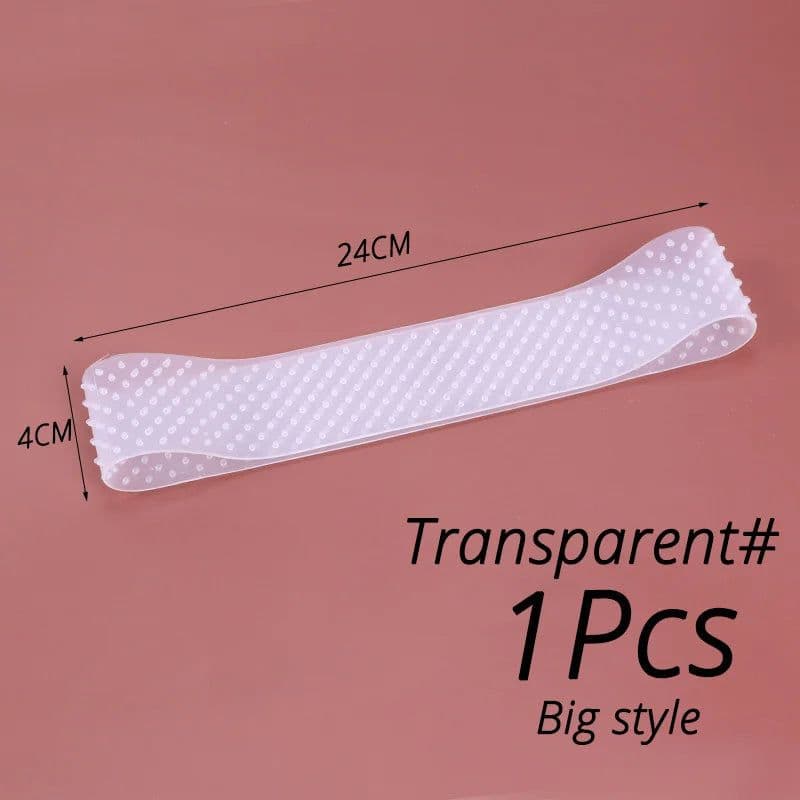 image-Silicon Wig Band Elastic Wig Grip Brown Transparent Black Headband For Fix Wigs Beige Hair Band Without Gel Or Glue Non Slip