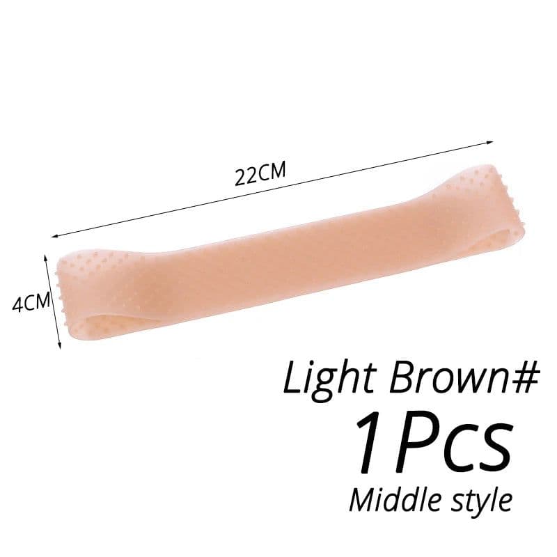 image-Silicon Wig Band Elastic Wig Grip Brown Transparent Black Headband For Fix Wigs Beige Hair Band Without Gel Or Glue Non Slip