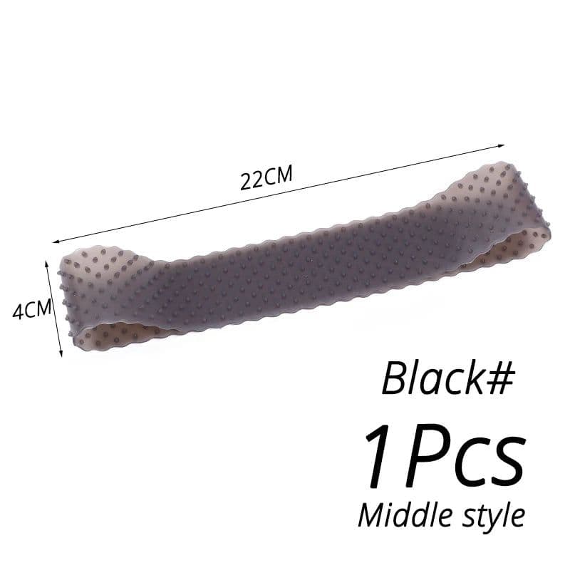 image-Silicon Wig Band Elastic Wig Grip Brown Transparent Black Headband For Fix Wigs Beige Hair Band Without Gel Or Glue Non Slip