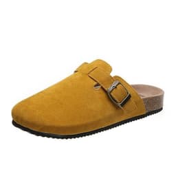 image-Baotou slippers female couple cork drag wish cross-border large size foreign trade Roman shoes casual half drag lazy shoes tide