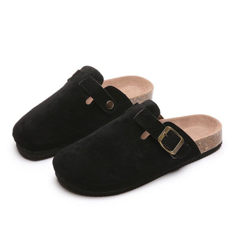 image-Baotou slippers female couple cork drag wish cross-border large size foreign trade Roman shoes casual half drag lazy shoes tide