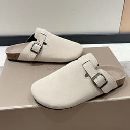 image-Baotou slippers female couple cork drag wish cross-border large size foreign trade Roman shoes casual half drag lazy shoes tide