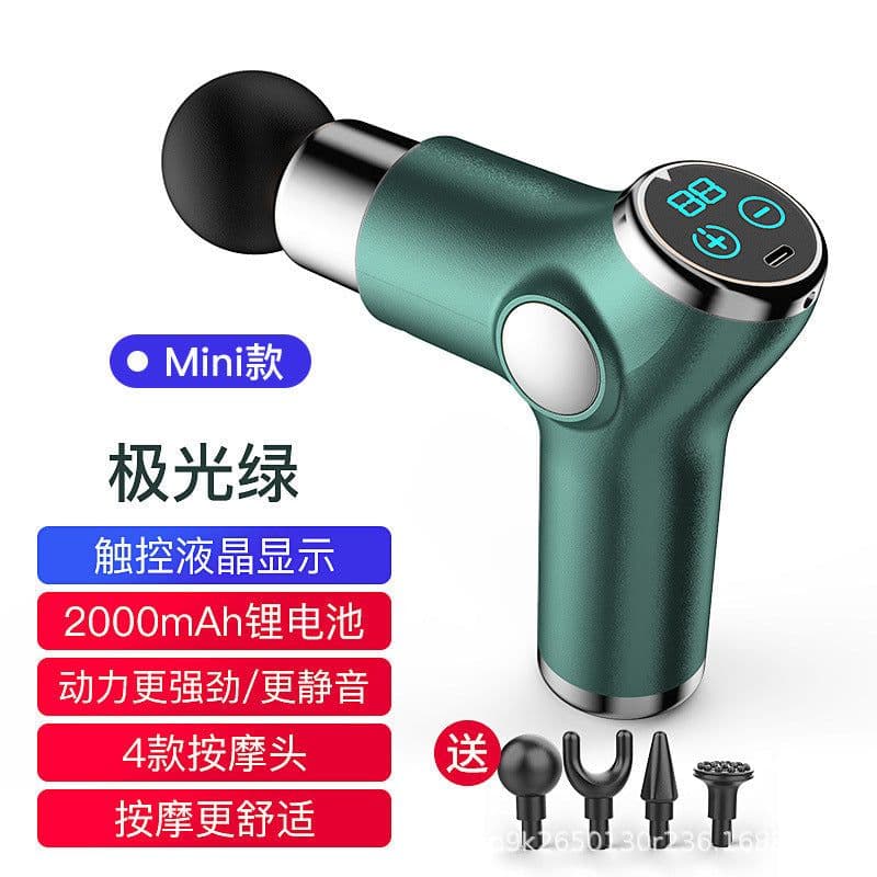 image-Mini Pocket Fascia Gun Fitness Equipment Relaxation Muscle Massager Cervical Spine Massager Household Electric Massage Gun