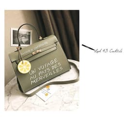 image-New wild women's bag trend PU bag simple Kelly letter handbag fashion casual shoulder Messenger bag wholesale