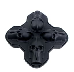image-Creative 3D Skull Mold Ice Cube Tray Silicone Mold Soap Candle Moulds Sugar Craft Tools Bakeware Chocolate Moulds