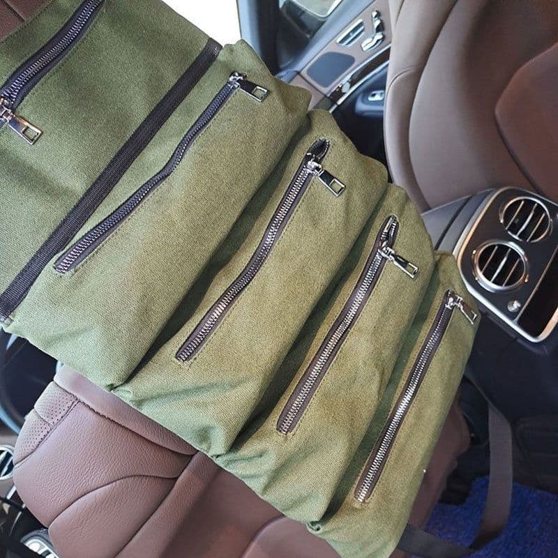 image-2020 canvas hanging car storage bag car kit portable storage bag one drop shipping