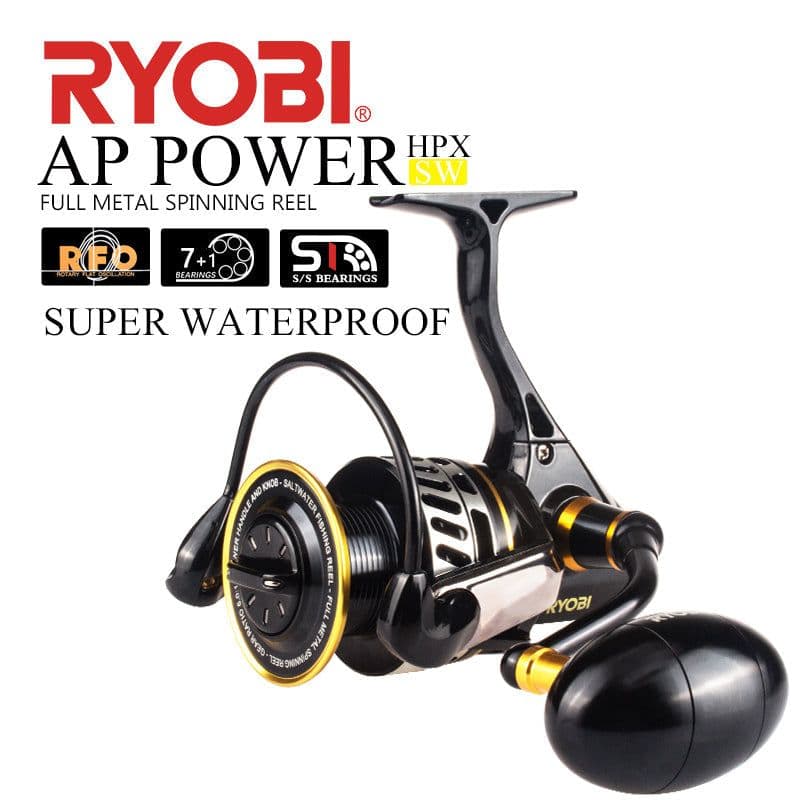 image-AP POWER SW Spinning Fishing Reels 6000/8000/10000 Gear Ratio 5.0:1