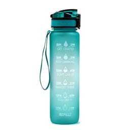 image-Plastic bottle frosted gradient bouncing cup water bottle sports bottle space cup travel cup
