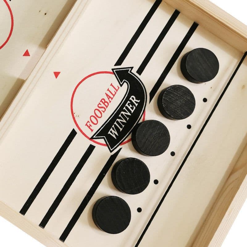 image-Factory direct sales of wooden bouncing chess cross-border catapult game parent-child interactive tabletop battle game Bumper chess toy