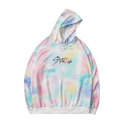 image-Tie-dyed sweater Stray Kids super fire autumn 2020 new Korean version loose lazy style hooded jacket jacket
