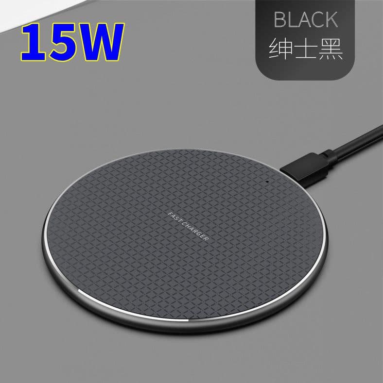 image-Q25 wireless charger 15W desktop round wireless charger is suitable for fast charging of Apple and Huawei mobile phones