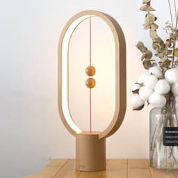 image-HENGPRO balance lamp balance magnetic half-air LED table lamp magnetic suspension balance lamp reading night light pro charging