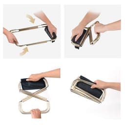 image-Outdoor fishing folding stool chair portable pony stool stainless steel fishing folding backrest chair factory wholesale