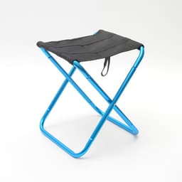 image-Outdoor fishing folding stool chair portable pony stool stainless steel fishing folding backrest chair factory wholesale