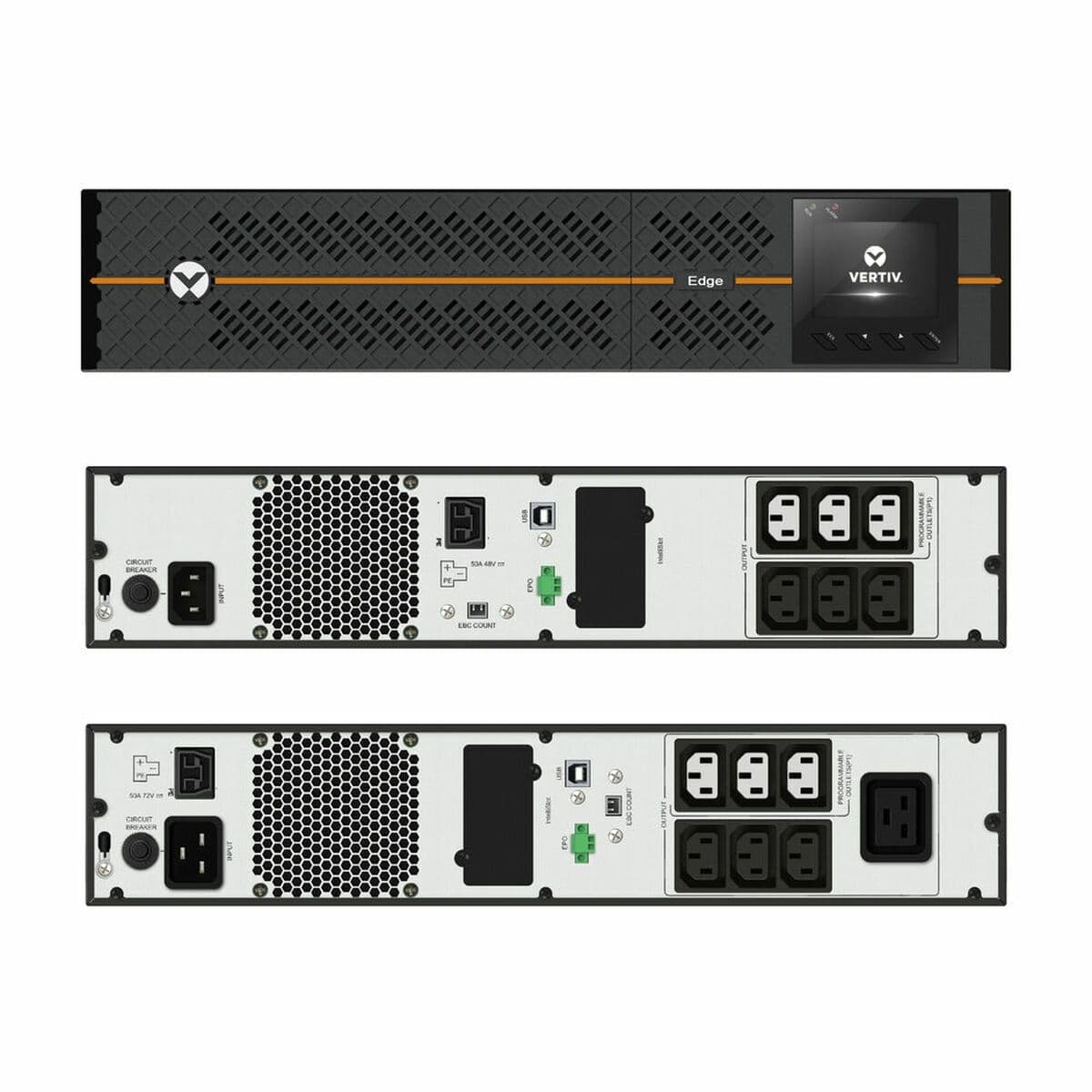 image-Uninterruptible Power Supply System Interactive UPS Vertiv EDGE-3000IRT2UXL 2700 W