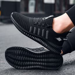 image-6766 shoes men's flying woven sports style single shoes adhesive shoes men's cross-border large size 47 48 men's sports shoes casual shoes