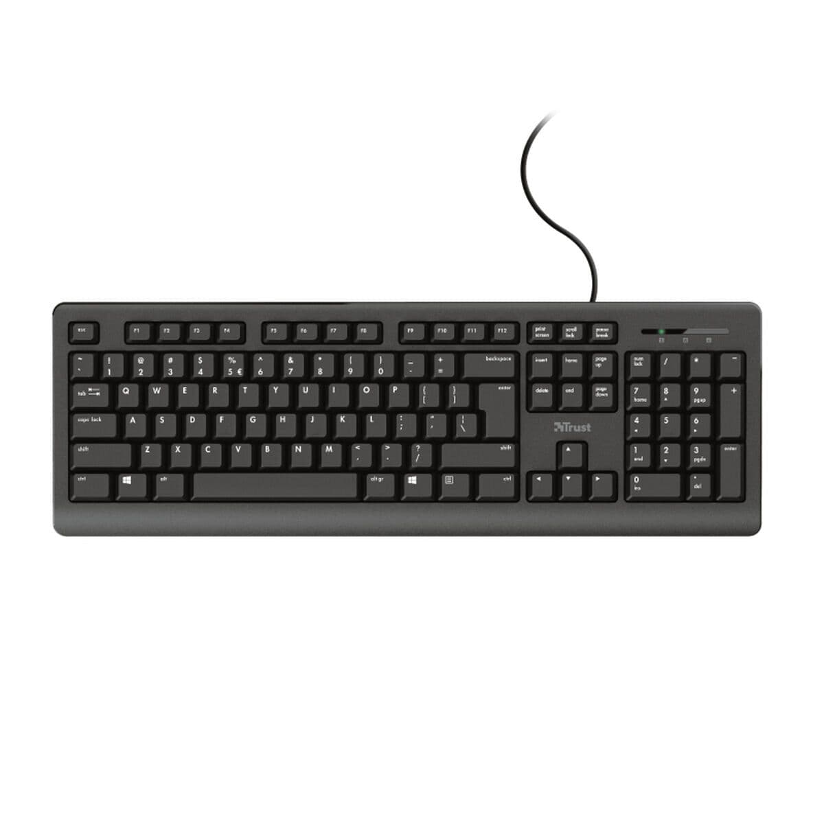 image-Keyboard Trust Primo Qwerty Portuguese Black