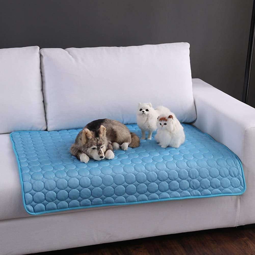 image-Summer pet mat, pet ice mat, dog mat, kennel dog mat, pet ice silk mat, cat cool mat, pet supplies
